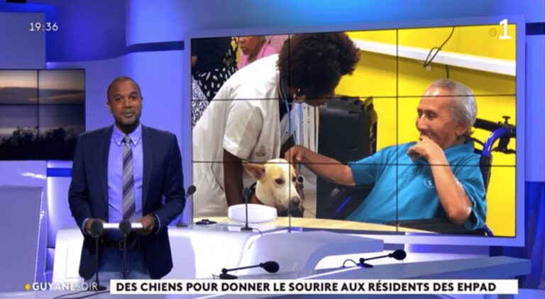 Passage au JT Guyane la 1ère, février 2024 – photo 1